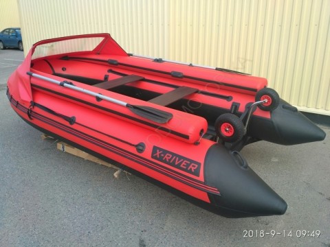 Надувная лодка X-River GRACE 340 НДНД с фальшбортом + тент