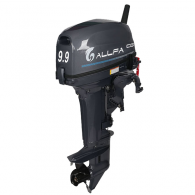 Лодочный мотор ALLFA CG T9.9 MAX (326 см2) 9.9 л.с. двухтактный