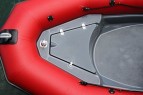 Лодка надувная ZODIAC PRO 420 ПВХ ( красно-серая )