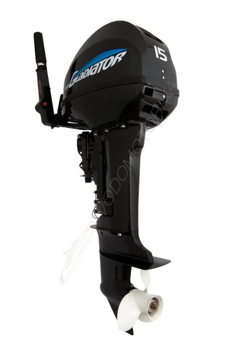 Лодочный мотор GLADIATOR G15FHS 15 л.с. двухтактный