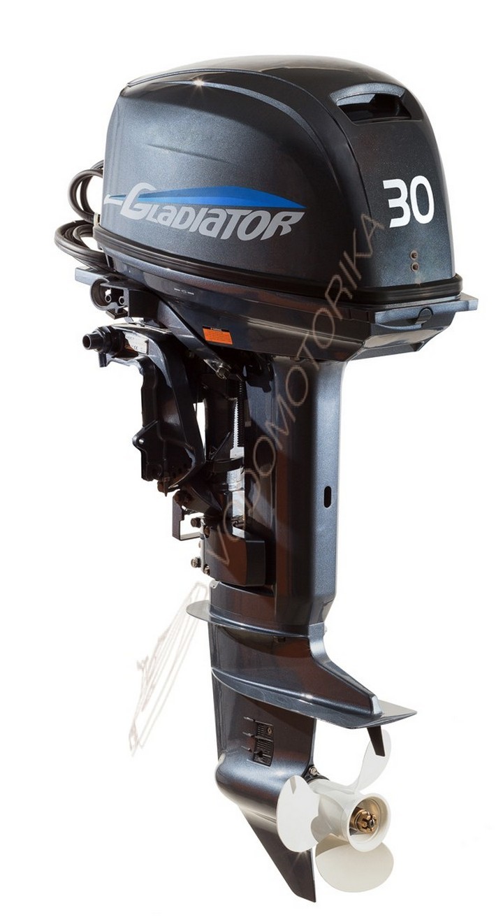 Лодочный мотор GLADIATOR G30FES (дист) 30 л.с. двухтактный