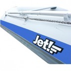 Надувная лодка Jet SYDNEY 370 PL серый/синий