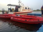 Надувная лодка Фрегат M-390 FM Lux красный (Valmex)