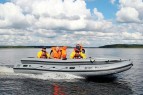Надувная лодка Фрегат M-390 FM Lux серый (Valmex)