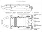Надувная лодка Фрегат M-390 FM Lux серый (Valmex)