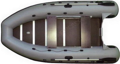 Надувная лодка Фрегат М-390 серая