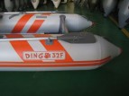 Лодка надувная DINGO 27F красно - серый