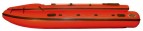 Надувная лодка Фрегат M-420 FM Lux красный (Valmex)