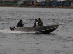 Алюминиевая моторно-гребная лодка СПЭВ Блик 40