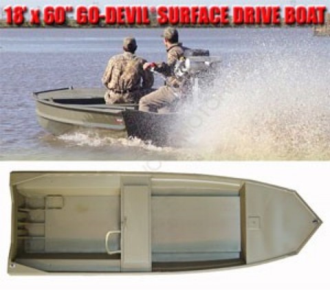 Лодка Go-Devil Surface Drive 18'x60SD"
