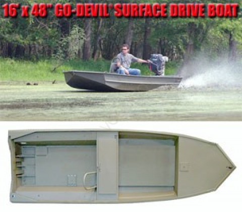 Лодка Go-Devil Surface Drive 16'x48SD"