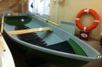 Пластиковая  моторно-гребная лодка Шарк-408