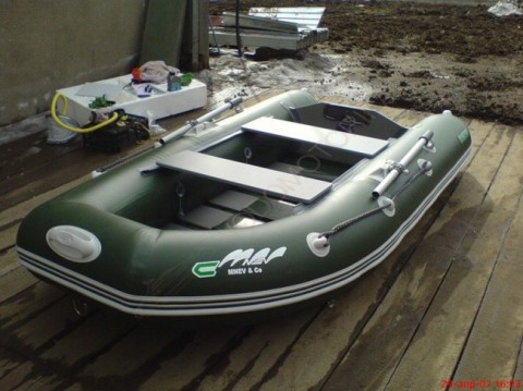 Лодка Мнев и К КАЙМАН N-285 LIGHT (серый)