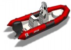 Моторная лодка Zodiac PRO 550 PVC BLACK TUBE - GREY HULL