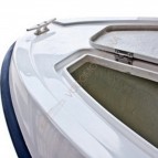 Лодка стеклопластиковая LAKER T410 (низ синий/черный, верх белый) 2014 год