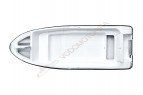 Лодка стеклопластиковая LAKER T410 (низ синий/черный, верх белый) 2014 год