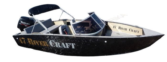Алюминиевая моторно-гребная лодка RIVERCRAFT RC 47 Touring