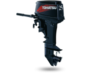 Лодочный мотор 2-х тактный Tohatsu M25H S 25 л.с.