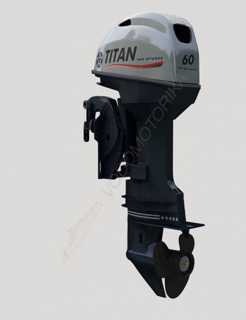 Лодочный мотор 4-х тактный TITAN FPP60AERTL 60 л.с.