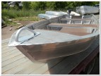 Алюминиевая лодка Вятка Профи 38 с консолью
