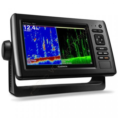 Картплоттер-эхолот Garmin Echomap 72dv CHIRP с датчиком