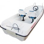Лодка LAKER 410 пластиковая моторно-гребная ( белая )