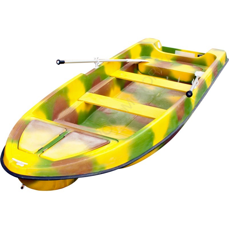 Лодка LAKER 410 пластиковая моторно-гребная ( цвет камуфляж )