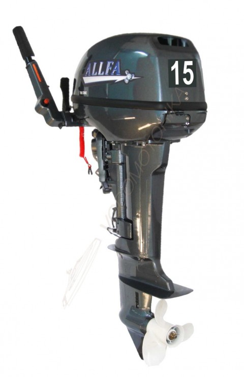 Лодочный мотор ALLFA T15S двухтактный