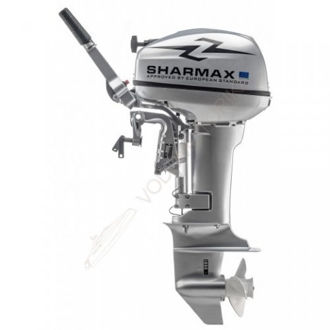 Лодочный мотор SHARMAX SM9.8HS 9.8 л.с двухтактный