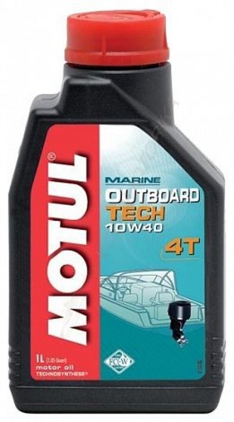 Моторное масло для 4-х тактных двигателей MOTUL OUTBOARD TECH 4T (1 л)