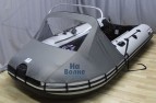 Носовой тент с окном для лодки ПВХ 300-360 + дуга для троллинга