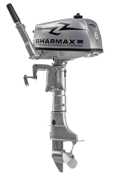 Лодочный мотор SHARMAX SM6HS 6 л.с двухтактный