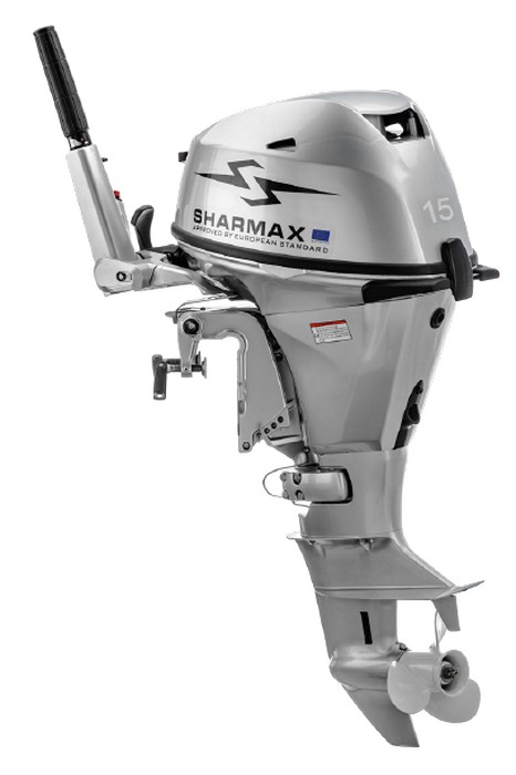 Лодочный мотор SHARMAX SMF15HS 15 л.с четырехтактный
