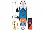 Надувная доска для SUP серфинга D7 Boards Surf 9.6/15 карбон